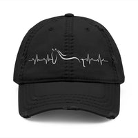 Load image into Gallery viewer, Distressed Embroidered Heartbeat