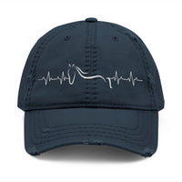 Load image into Gallery viewer, Distressed Embroidered Heartbeat