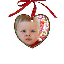Load image into Gallery viewer, Heart Aluminum Ornament w/Ribbon
