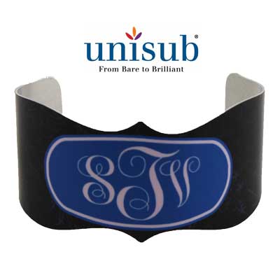Dye Sublimation Product: Unisub Aluminum Cuff Bracelets - 